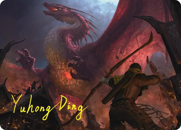 Image for Magnificent End Art Card (Gold-Stamped Signature) (5) [Art Series: The Hobbit] (ASHOB) - Magic: The Gathering