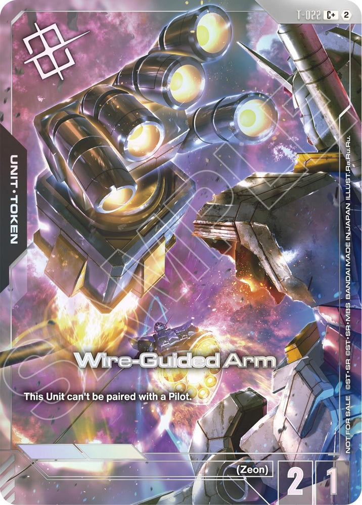 Image for Wire-Guided Arm (T-022) Token (Right Hand) (World Championship Regionals 26-27 Season 2) (Finalist) (T-022) [Gundam Promotional Cards] (GCG-PR) - Gundam Card Game