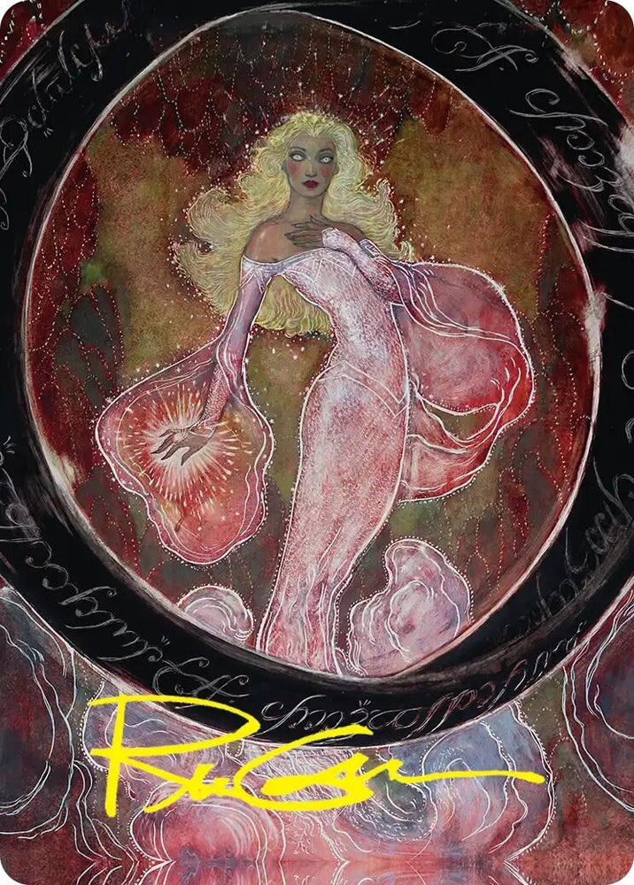 Image for Galadriel's Dismissal Art Card (Gold-Stamped Signature) (29) [Art Series: The Hobbit] (ASHOB) - Magic: The Gathering