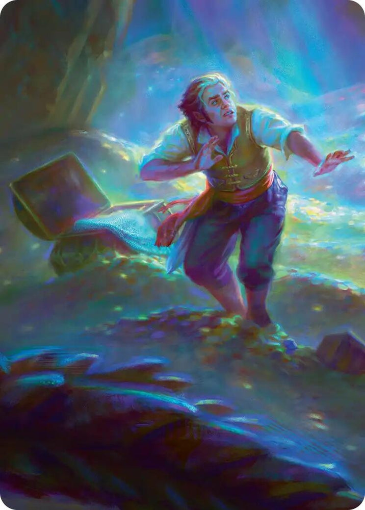 Image for Bilbo's Burglaring Art Card (10/12) (10) [Art Series: The Hobbit] (ASHOB) - Magic: The Gathering