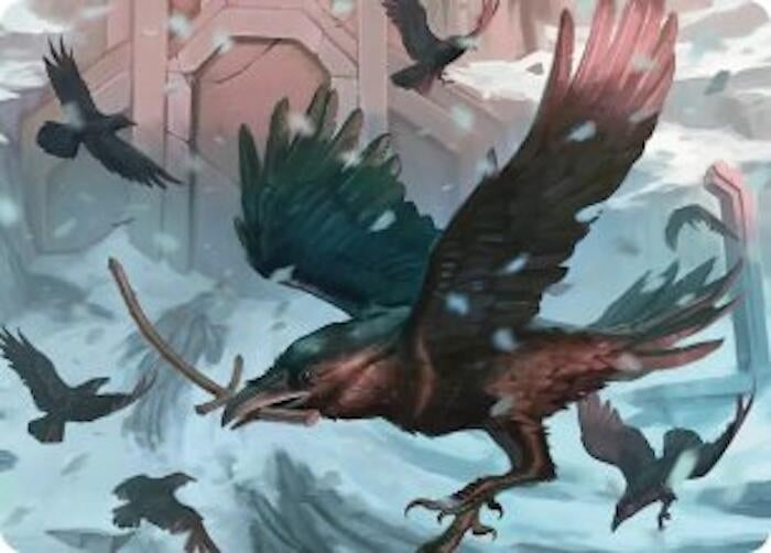Image for Ravenhill Flock Art Card (11) [Art Series: The Hobbit] (ASHOB) - Magic: The Gathering