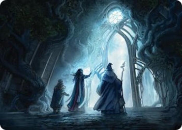 Image for Uncover the Moon-Letters Art Card (13) [Art Series: The Hobbit] (ASHOB) - Magic: The Gathering
