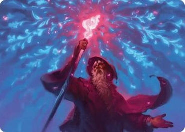 Image for Wizard's Staff Art Card (15) [Art Series: The Hobbit] (ASHOB) - Magic: The Gathering