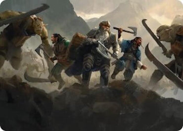 Image for Struggle of Howling Steel Art Card (51) [Art Series: The Hobbit] (ASHOB) - Magic: The Gathering