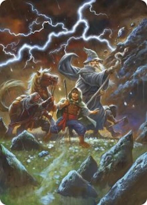 Image for Call Forth the Tempest Art Card (33) [Art Series: The Hobbit] (ASHOB) - Magic: The Gathering