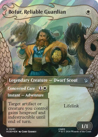Image for Bofur, Reliable Guardian (Showcase) (Surge Foil) (251) [The Hobbit] (HOB) - Magic: The Gathering
