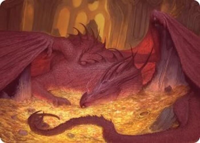 Image for Smaug the Magnificent Art Card (43) [Art Series: The Hobbit] (ASHOB) - Magic: The Gathering