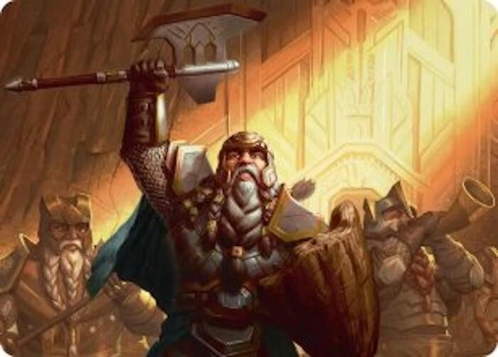 Image for Thorin, Company's Leader Art Card (47) [Art Series: The Hobbit] (ASHOB) - Magic: The Gathering