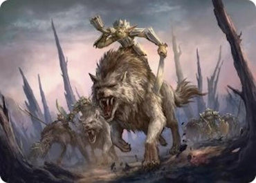 Image for Signal the Onslaught Art Card (52) [Art Series: The Hobbit] (ASHOB) - Magic: The Gathering