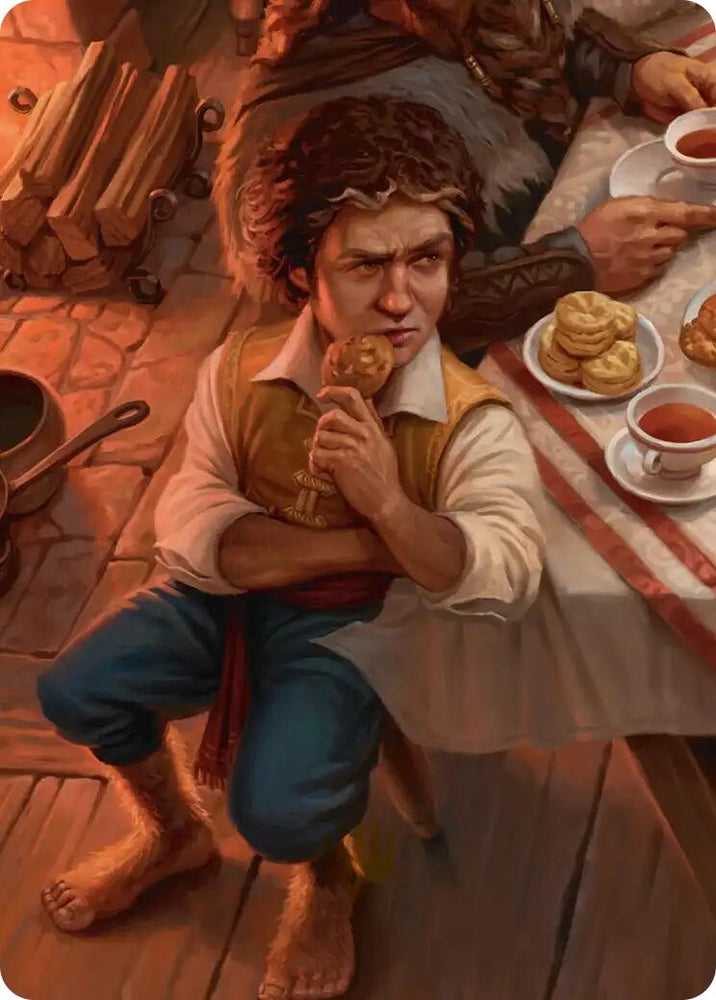 Image for Bilbo, Fellow Conspirator Art Card (4/12) (4) [Art Series: The Hobbit] (ASHOB) - Magic: The Gathering