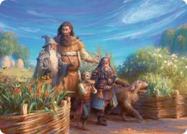 Image for Beorn's Hospitality Art Card (20) [Art Series: The Hobbit] (ASHOB) - Magic: The Gathering