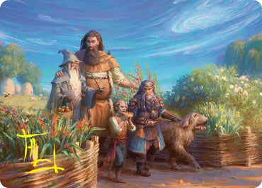Image for Beorn's Hospitality Art Card (Gold-Stamped Signature) (20) [Art Series: The Hobbit] (ASHOB) - Magic: The Gathering