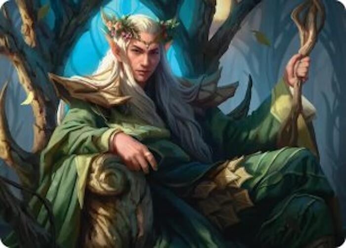 Image for Thranduil, the Elvenking Art Card (22) [Art Series: The Hobbit] (ASHOB) - Magic: The Gathering