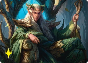Image for Thranduil, the Elvenking Art Card (Gold-Stamped) (22) [Art Series: The Hobbit] (ASHOB) - Magic: The Gathering