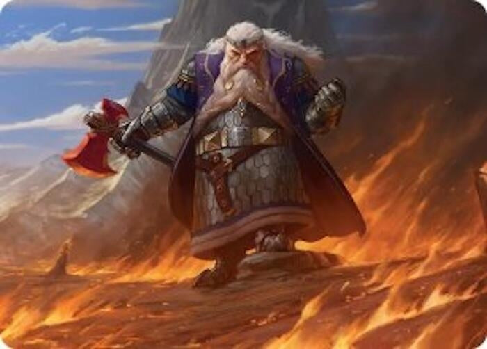 Image for Dain of the Ancient Halls Art Card (48) [Art Series: The Hobbit] (ASHOB) - Magic: The Gathering