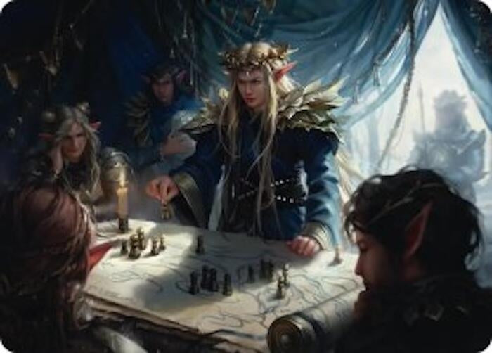 Image for Thranduil the Strategist Art Card (49) [Art Series: The Hobbit] (ASHOB) - Magic: The Gathering