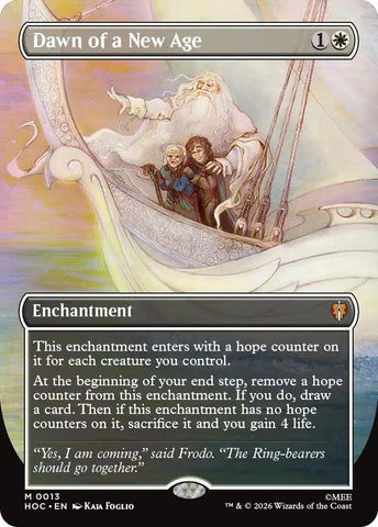 Image for Dawn of a New Age (Borderless) (13) [The Hobbit: Eternal-Legal] (HOC) - Magic: The Gathering