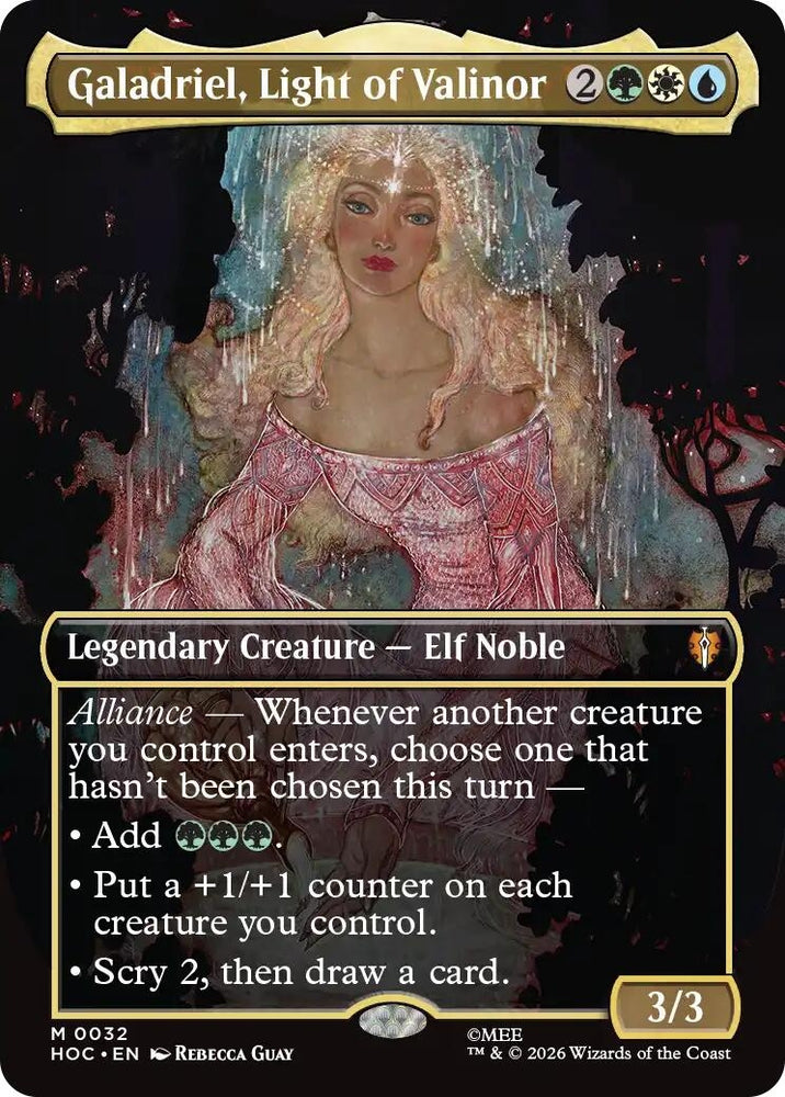 Image for Galadriel, Light of Valinor (Borderless) (32) [The Hobbit: Eternal-Legal] (HOC) - Magic: The Gathering