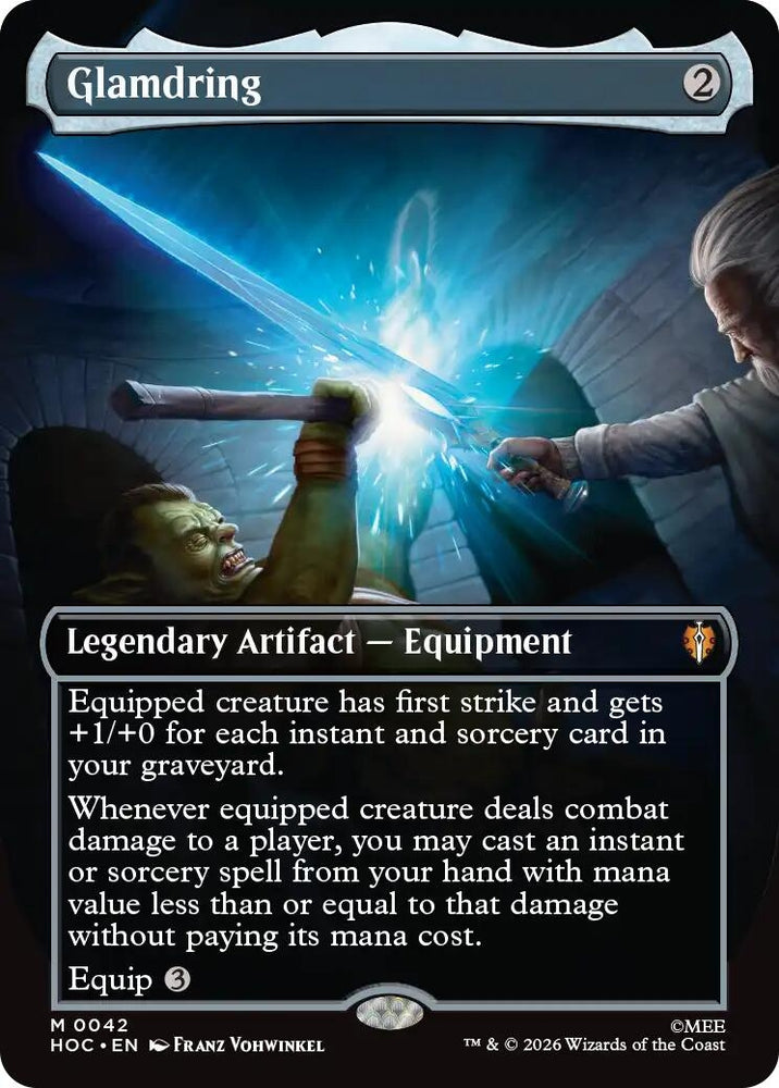 Image for Glamdring (Borderless) (42) [The Hobbit: Eternal-Legal] (HOC) - Magic: The Gathering