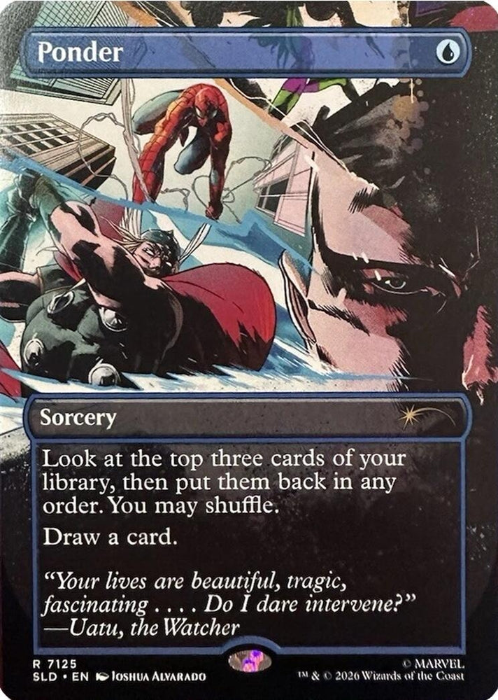 Image for Ponder (7125) (7125) [Secret Lair Drop Series] (SLD) - Magic: The Gathering