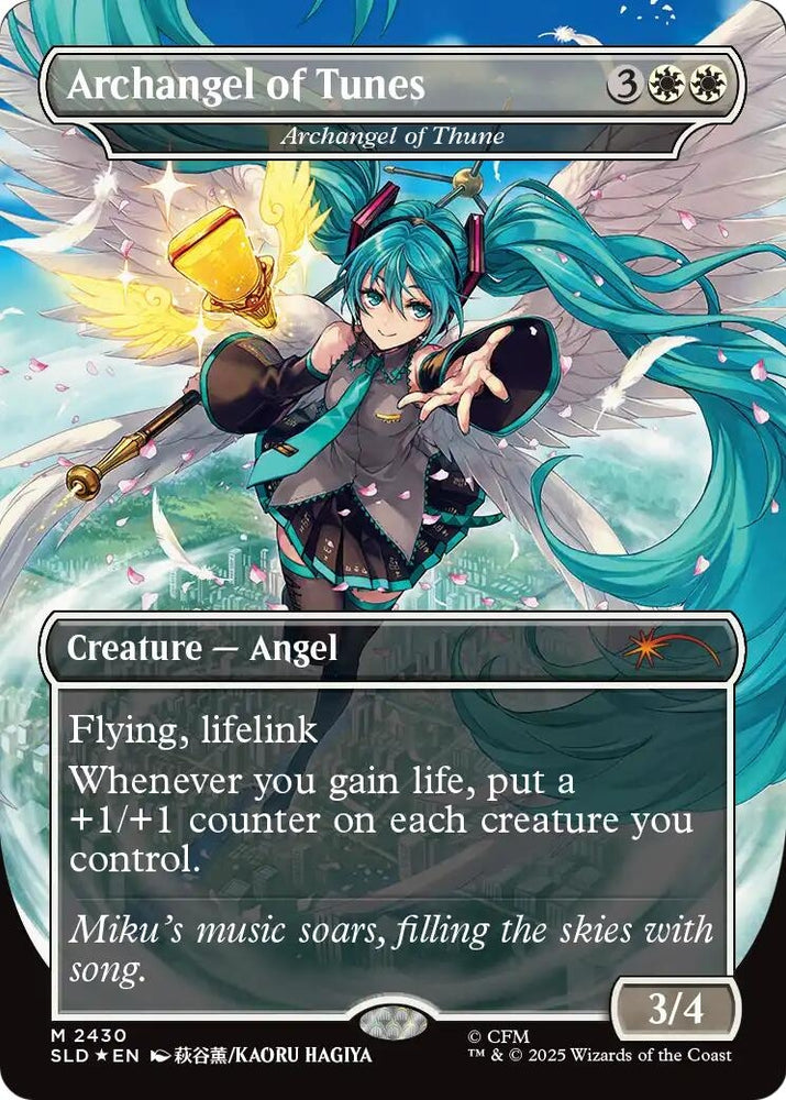 Image for Archangel of Tunes  - Archangel of Thune (2430) [Secret Lair Drop Series] (SLD) - Magic: The Gathering