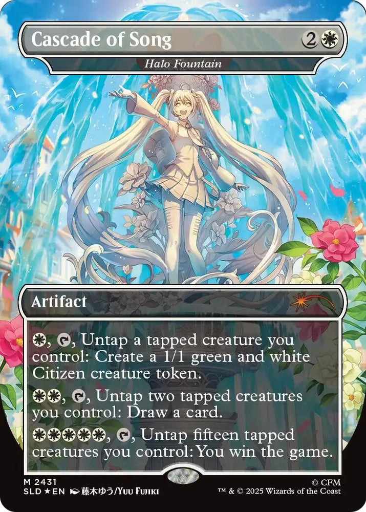 Image for Cascade of Song - Halo Fountain (2431) [Secret Lair Drop Series] (SLD) - Magic: The Gathering
