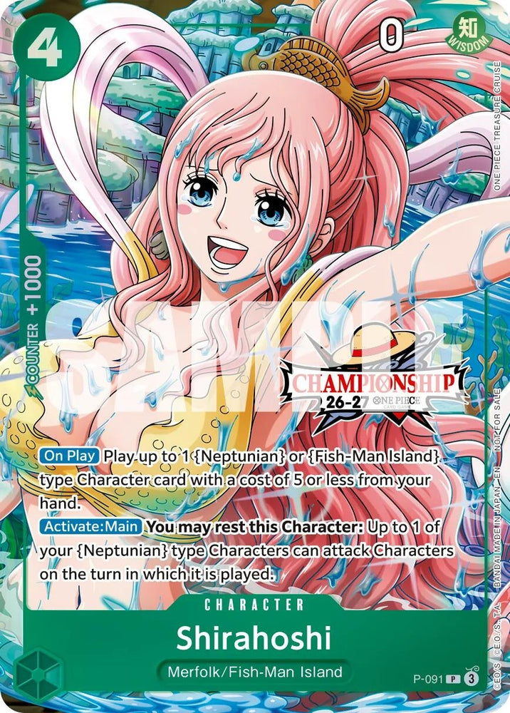 Image for Shirahoshi (CS 26-27 Event Pack) [One Piece Promotion Cards] (OP-PR) - One Piece Card Game