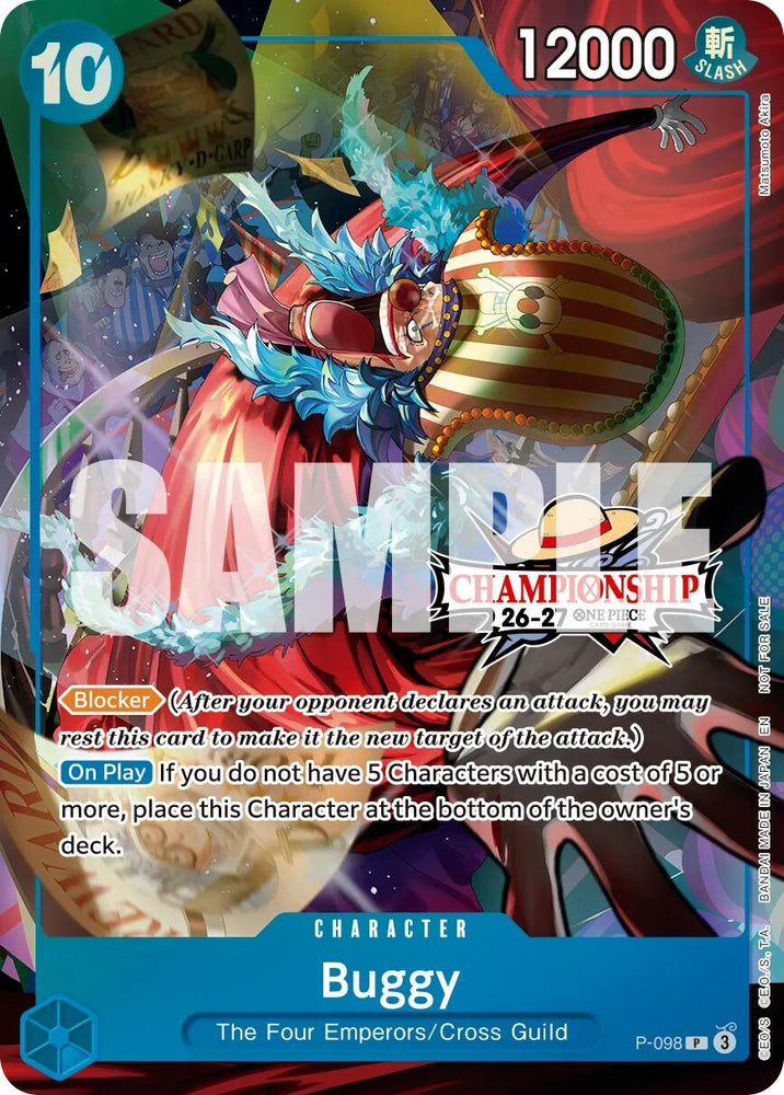 Image for Buggy (CS 26-27 Event Pack) [One Piece Promotion Cards] (OP-PR) - One Piece Card Game