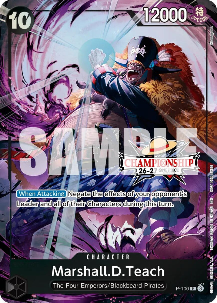 Image for Marshall.D.Teach (CS 26-27 Event Pack) [One Piece Promotion Cards] (OP-PR) - One Piece Card Game