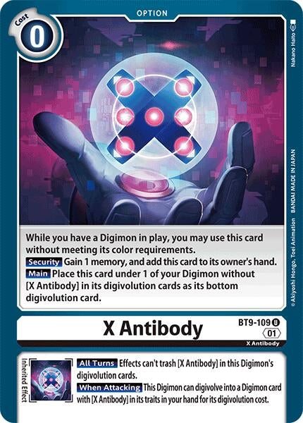 Image for X Antibody (BT9-109 U) [Limited Card Pack -Final Crest-] (LM-08) - Digimon Card Game