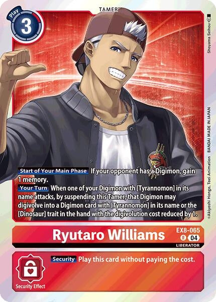 Image for Ryutaro Williams (EX8-065 R) [Limited Card Pack -Final Crest-] (LM-08) - Digimon Card Game