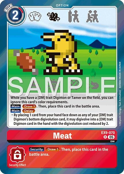 Image for Meat (EX9-070 R) [Limited Card Pack -Final Crest-] (LM-08) - Digimon Card Game