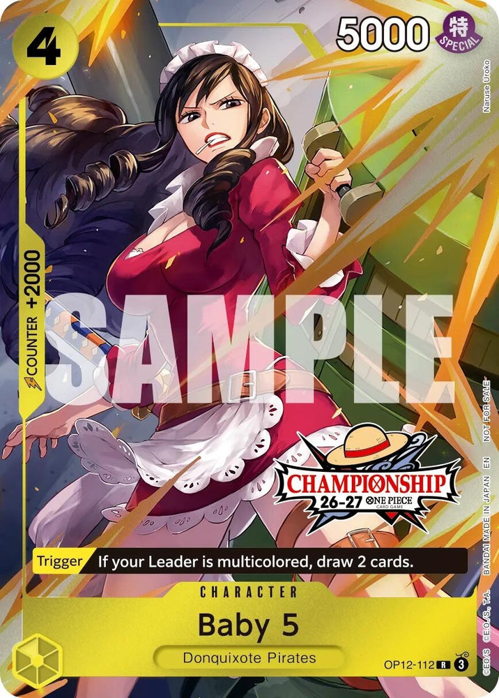 Image for Baby 5 (CS 26-27 Celebration Pack) [One Piece Promotion Cards] (OP-PR) - One Piece Card Game