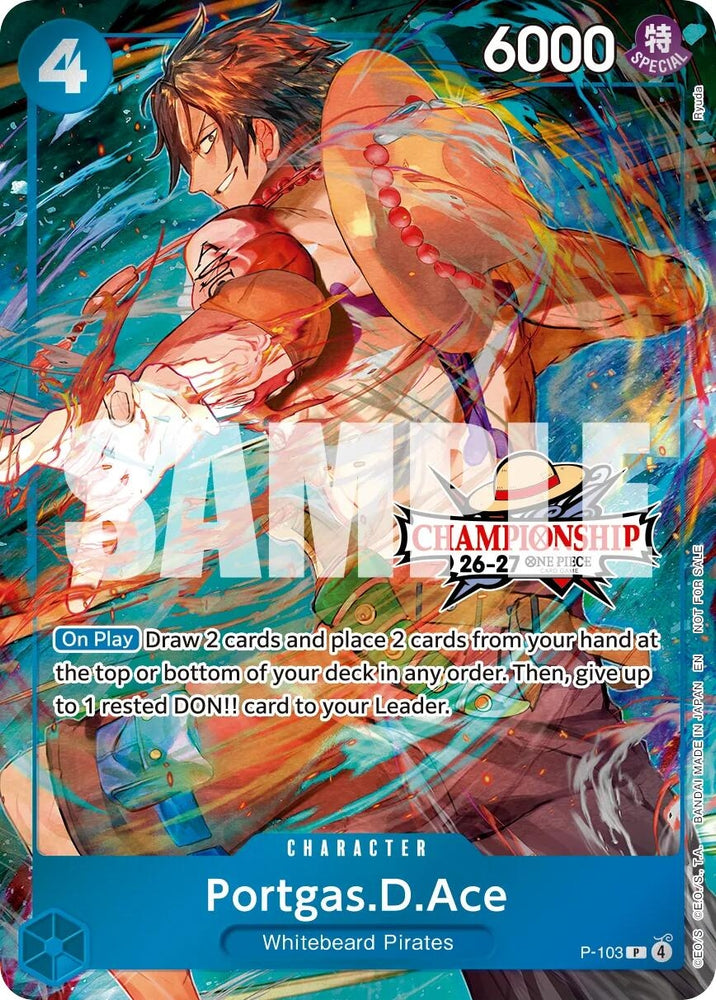 Image for Portgas.D.Ace (CS 26-27 Celebration Pack) [One Piece Promotion Cards] (OP-PR) - One Piece Card Game