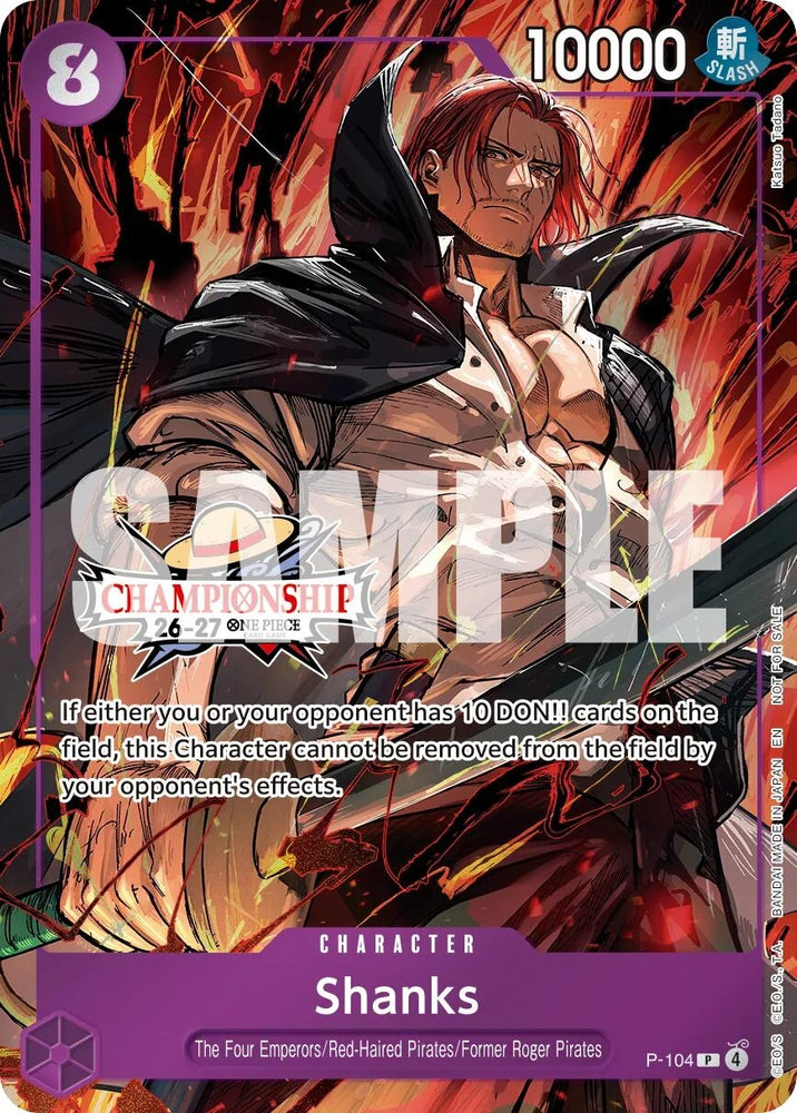 Image for Shanks (CS 26-27 Celebration Pack) [One Piece Promotion Cards] (OP-PR) - One Piece Card Game
