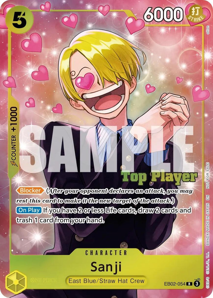 Image for Sanji (CS 26-27 Top Player Pack Vol. 1) [One Piece Promotion Cards] (OP-PR) - One Piece Card Game