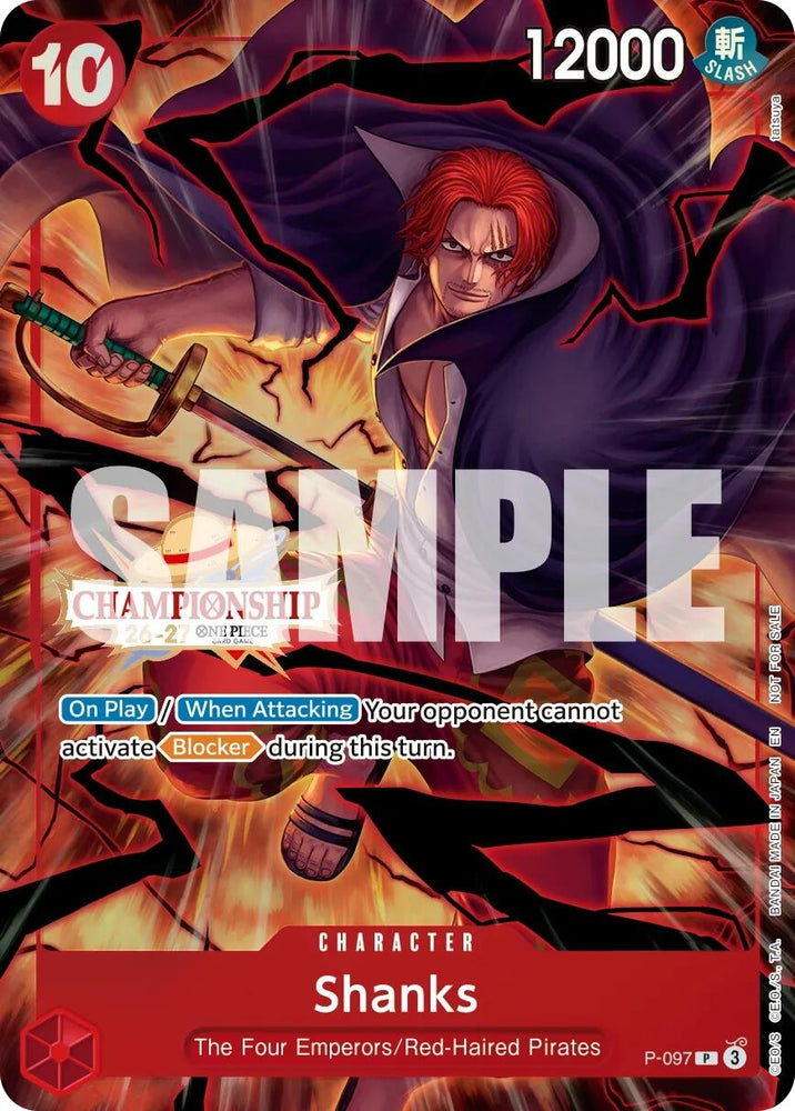 Image for Shanks (CS 26-27 Event Pack Finalist Ver.) [One Piece Promotion Cards] (OP-PR) - One Piece Card Game