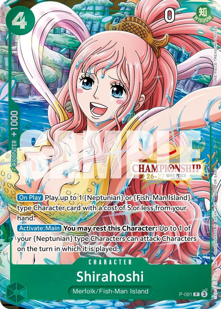Image for Shirahoshi (CS 26-27 Event Pack Finalist Ver.) [One Piece Promotion Cards] (OP-PR) - One Piece Card Game