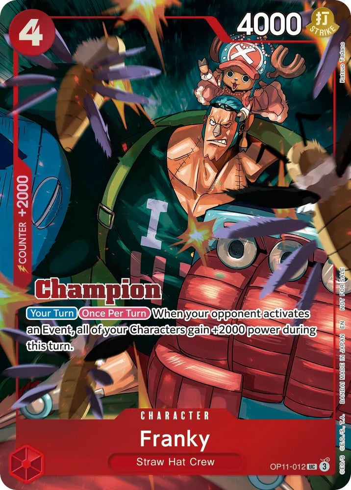 Image for Franky (CS 26-27 Winner Card Set Vol.1) [One Piece Promotion Cards] (OP-PR) - One Piece Card Game