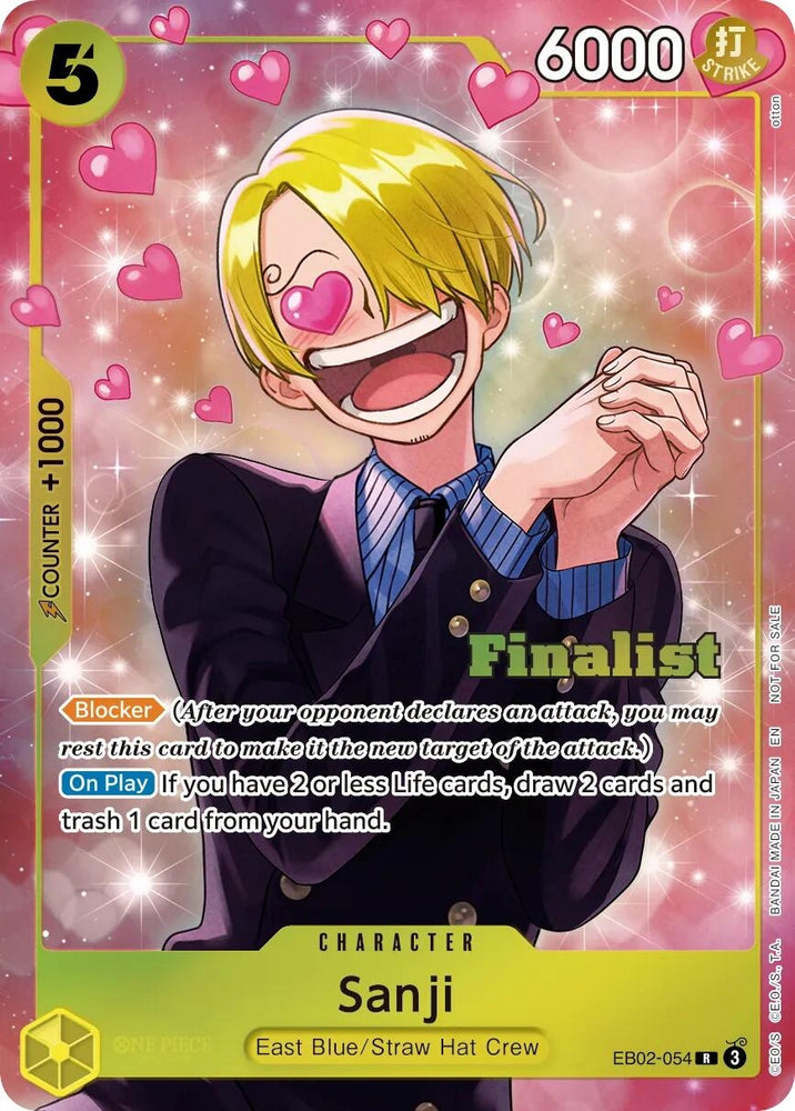 Image for Sanji (CS 26-27 Finalist Card Set Vol. 1) [One Piece Promotion Cards] (OP-PR) - One Piece Card Game