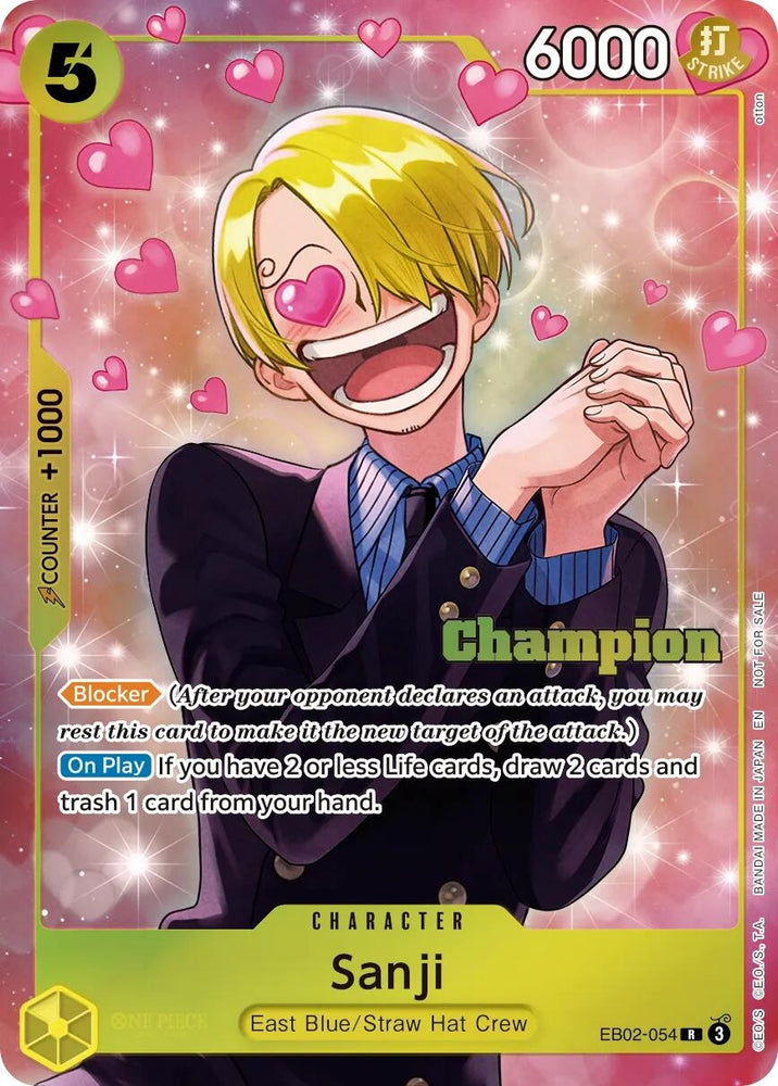 Image for Sanji (CS 26-27 Winner Card Set Vol. 1) [One Piece Promotion Cards] (OP-PR) - One Piece Card Game