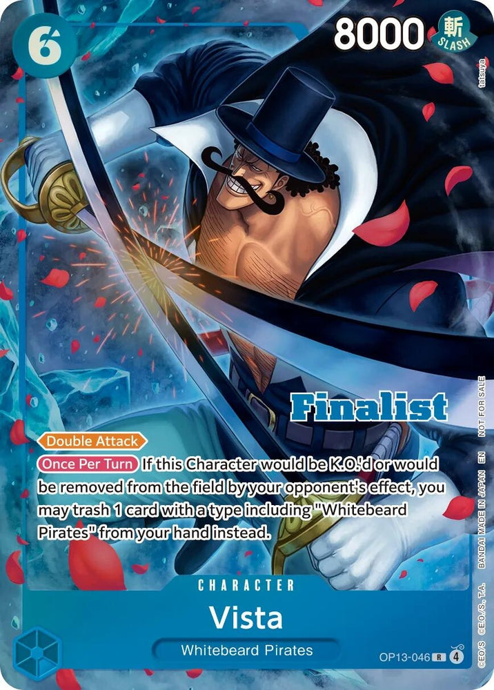 Image for Vista (CS 26-27 Finalist Card Set Vol. 1) [One Piece Promotion Cards] (OP-PR) - One Piece Card Game