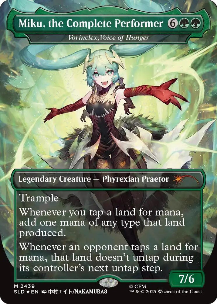 Image for Miku, the Complete Performer - Vorinclex, Voice of Hunger (2439) [Secret Lair Drop Series] (SLD) - Magic: The Gathering