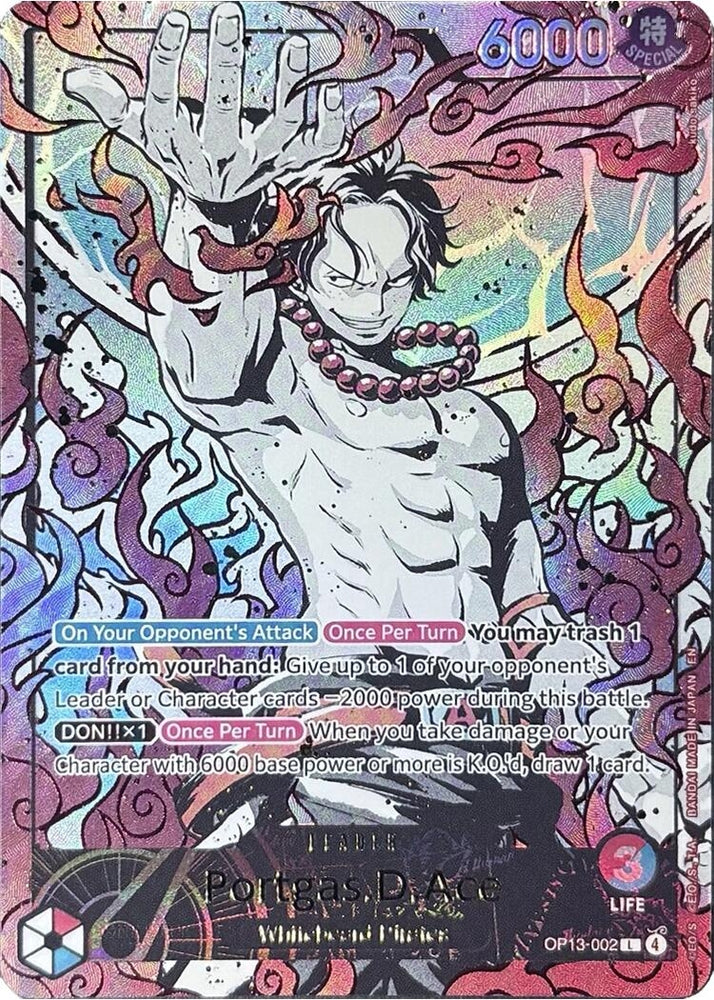 Image for Portgas.D.Ace (English Version 3rd Anniversary Set) (OP13-002) [One Piece Promotion Cards] (OP-PR) - One Piece Card Game