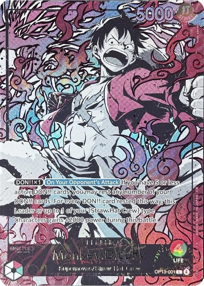 Image for Monkey.D.Luffy (English Version 3rd Anniversary Set) (OP13-001) [One Piece Promotion Cards] (OP-PR) - One Piece Card Game