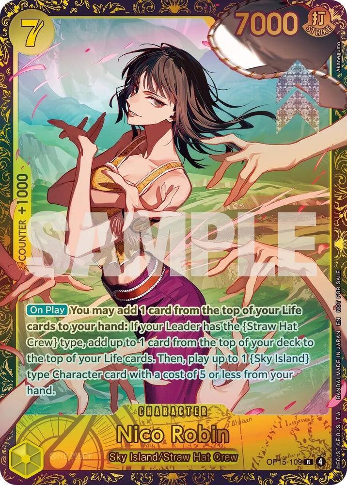 Image for Nico Robin (CS26-27 Regionals Season 2 Top 16) (OP15-109) [One Piece Promotion Cards] (OP-PR) - One Piece Card Game