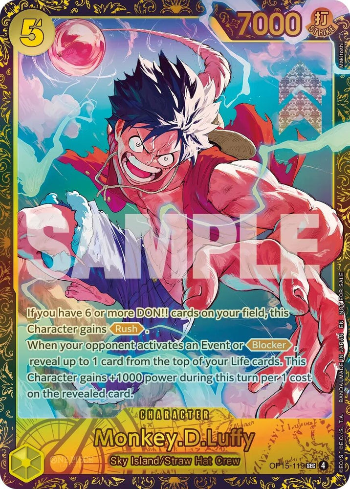 Image for Monkey.D.Luffy (OP15-119) (OP15-119) [One Piece Promotion Cards] (OP-PR) - One Piece Card Game