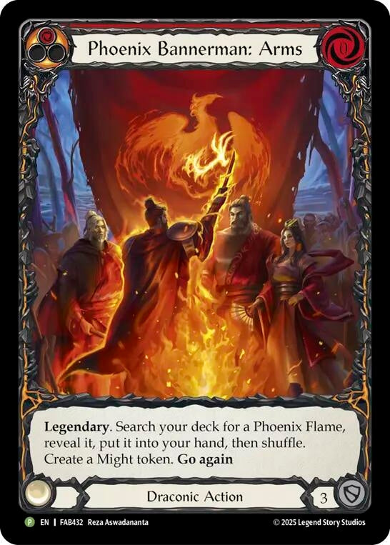 Image for Phoenix Bannerman: Arms - FAB432 (FAB432) [Flesh and Blood: Promo Cards] (PR) - Flesh and Blood TCG