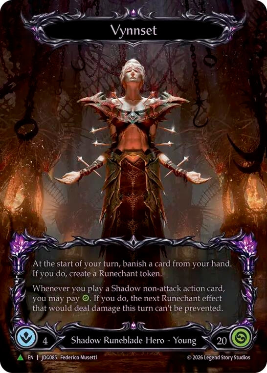 Image for Vynnset (Marvel) - JDG085 (JDG085) [Flesh and Blood: Promo Cards] (PR) - Flesh and Blood TCG