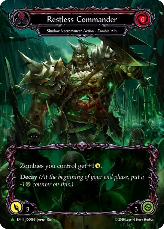 Image for Restless Commander (Marvel) - JDG086 (JDG086) [Flesh and Blood: Promo Cards] (PR) - Flesh and Blood TCG